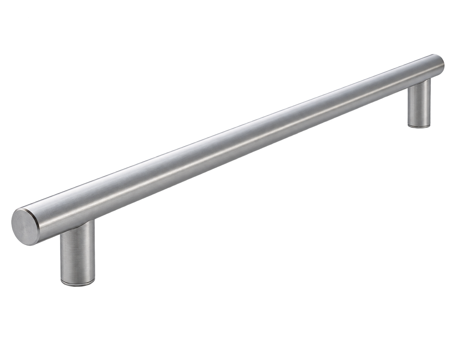 ROUND HANDLE SILVER 350MM