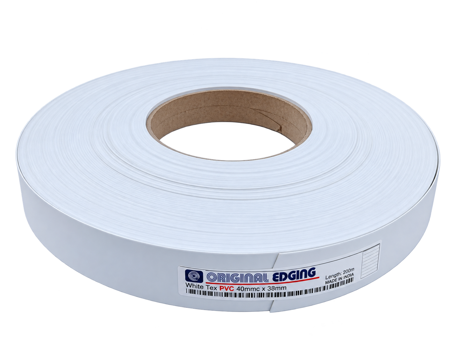 WHITE DOUBLE EDGING