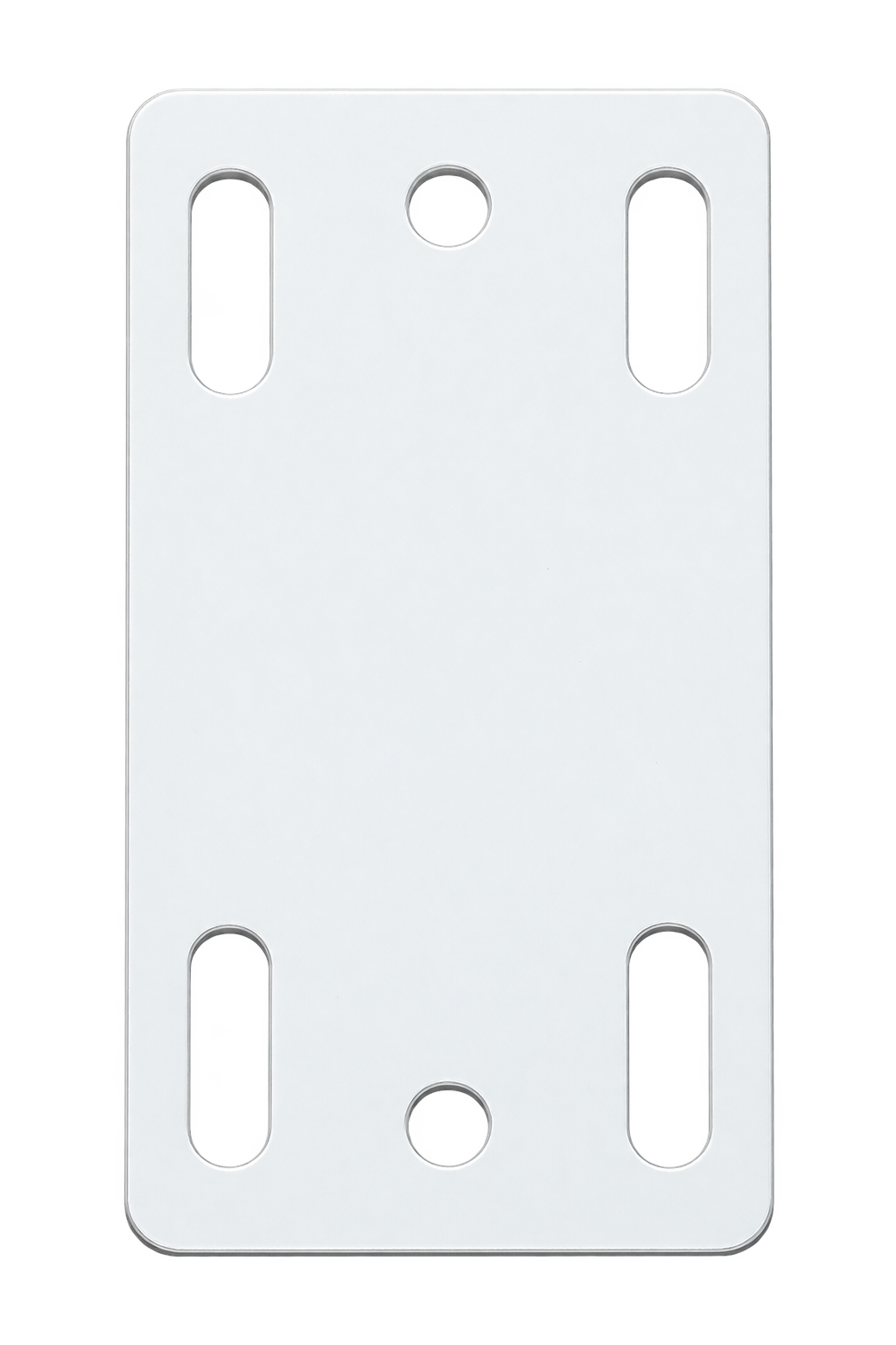 FLAT STEEL BRACKET WHITE